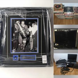 MaxSold Auction: This online auction features an Eddie Shack Signed Framed Photo, Vinyl Records, a Samsung Audio System, DVDs, various home items and much more!