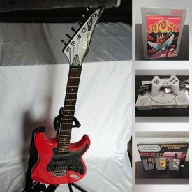 MaxSold Auction: This online auction features Electric Guitars, Electric Guitar Amp, NIB Lucien Piccard Watch. Jewelry, White Diamond Stud Earrings, Board Games, Vintage Dolls, Camping Gear, Children's Books, Vintage Shuffle Board, Video Game Systems & Games and much more!