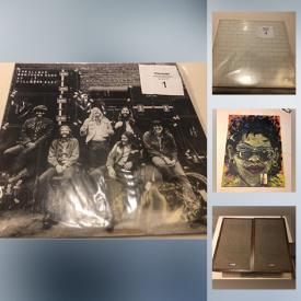 MaxSold Auction: This online auction features LPs and CDs from artists such as The Beatles, ELO, Supremes, Heart, Police, Coltrane, Pink Floy, Miles Davis, and Speakers, Books and much more!