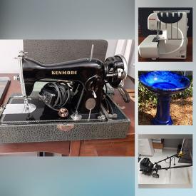 MaxSold Auction: This online auction features Small Kitchen Appliances, Jewelry, Tiller, Laptop, Video Game System, TV, Outerwear, Patio Furniture, Lawnmower, Garden Tools, Watches, Garden Sculptures and much more!