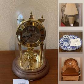 MaxSold Auction: This online auction features fine china, glassware, dishware, small kitchen appliances, furniture such as TV stands, adjustable bed, sleeper sofa, dining room table with chairs, and bedroom set, lamps, Kenmore freezer, computer accessories, DVDs and much more!