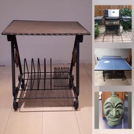 MaxSold Auction: This online auction features Coins, Sunglasses, Easy Weaver Loom, Laser Printer, Stained Glass Swag Lamp, Power Tools, Robo Pong Table Tennis Robot, BBQ, Wacom Drawing Tablet, Folding Screen, Ping Pong Table and much more!