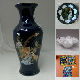MaxSold Auction: This online auction features Art Glass, Comics, Vintage Cookie Jar, Video Games, Vintage Avon Bottles, Unique Trinket Boxes, Power Hand Tools, Vintage Hats, Head Vase, Milk Glass, Small Kitchen Appliances, Art Pottery, Classic Movie Posters, Board Games, Jewelry, Decorative Plates and much more.