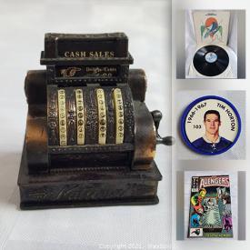 MaxSold Auction: This online auction features LPs, Sports Trading Cards, Model Kits, Coins, Comics, Stamps, Vintage Advertising, Vintage Lighter, Jewelry, Vintage Board Games and much more!