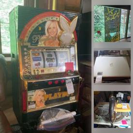 MaxSold Auction: This online auction features artworks, furniture, electronics, kitchen appliances, collectibles, mirrors, vases, DeWalt table saw, pool table, home decor, vase, Kitchenaid mixer, kitchenware, cookware, glassware, slot machine, TVs, stained glass, propane tanks and much more.
