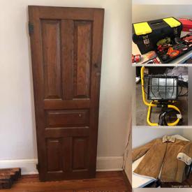 MaxSold Auction: This online auction features Vintage Accordion, Vintage Craft Kits, Toolboxes, Tools, Door Hardware, Halloween costumes, Camping Gear, Window AC, Portable AC, Small Kitchen Appliances, Sewing Machine, Vintage Leather Jacket, Stamps, Fishing Gear, NIB Space Heater and much more!