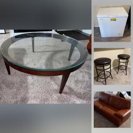 MaxSold Auction: This online auction features Chest Freezer, Double Recliner, King Bed, Coffee Table, Office Desk & Chair, Chateau Sofa and much more!