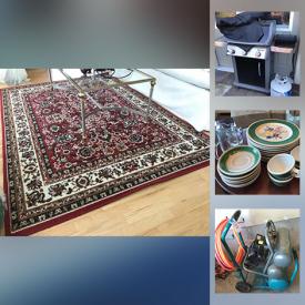 MaxSold Auction: This online auction features Waterford Crystal, Vintage USA Pottery, Small Kitchen Appliances, Fenton Glass, Area Rug, Nymolle Collectibles, Vintage & Costume Jewelry, Vintage French Provincial Furniture, Wine Cooler, Air Compressor, Power & Hand Tools, Weber BBQ, Patio Furniture and much more!