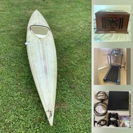 MaxSold Auction: This online auction features Treadmill, Video Game System, Kids Books & Puzzles, Antique Dresser Set, Board Games, Pet Supplies, Jewellery, Skis & Boots, Hockey Skates, Kids Halloween Costumes, Toys, Window AC Unit, Kids Bike, Training Kayak and much more!