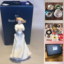 MaxSold Auction: This online auction features Royal Doulton Figurines, Royal Doulton Plates, Swarovski Figurines, Coalport Figurines, Moorcroft Vases, Noritake China, Limoges Plates, Art Glass, Carved Figurine, Collectible Teacups, Jewelry, La-Z-Boy Power Recliner, MCM Armchairs, Vintage Stove, Vintage Refrigerator, Russian Balalaika, Apple Computer, Art Pottery, Power Tools and much more!