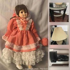 MaxSold Auction: This online auction features TV, Wardrobe Drawers, Wicker Chair, Pendant Light, Cupboard Knobs, Children's Books, Linear Chandelier, Porcelain Dolls, Men’s Shirts, Electric Keyboard, California Shutters, Women’s Clothing, Costumes and much more!