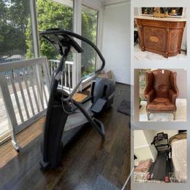 MaxSold Auction: This online auction features Mirrored Night Stands, Small Kitchen Appliances, Cranberry Glass, Baghera Metal Car, Exercise Equipment, Patio Furniture Set, Car Toddlers’ Beds, Fireplace Frame, Drum, Men's Clothing, Triple Dresser, TV and much more!