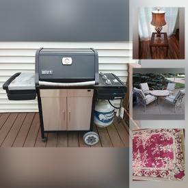 MaxSold Auction: This online auction features Broyhill Dining Room Furniture, Area Rugs. BBQ Grill, Patio Furniture, Stanley Bedroom Furniture, Storage Containers, Sewing Machine, Air Compressor, Pressure Washer, Vacuums and much more!