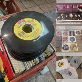 MaxSold Auction: This online auction features a Sansu AU11004, vintage laserdiscs, classical musical, Dancehall 45s, Hip Hop and Reggae collections, Terminator trading cards and much more!