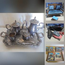 MaxSold Auction: This online auction features Camera Equipment, Carnival Glass, Board Games, Coca-Cola Memorabilia, NIB Serving Ware, Vintage Oil Lamps, Lawnmower, Golf Clubs, Outdoor Patio Rug, Antique Bench Power & Hand Tools and much more!