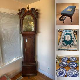 MaxSold Auction: This online auction features Wedgwood, Lladro, crystal ware, C. Bechstein piano, furniture such as wooden dressers, metal bed frame, settee, massage table, and La-Z-Boy recliners, lamps, area rugs, framed wall art, kitchenware, collector coins, dishware, glassware, ceramics, books, sheet music, grandfather clock, shelving units, CDs, DVDs, Sony receiver and much more!