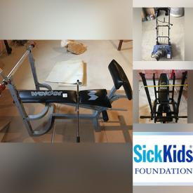 MaxSold Auction: This online auction features Small Kitchen Appliances, Vintage Tea Set, Vintage Piggy Banks, Weight Benches, Snowblower, Electric Lawnmower, Child Golf Clubs, Funko Pop Toys, School Supplies, Cookie Jars, Men's & Women's Clothes & Shoes, Toys and much more!