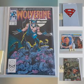 MaxSold Auction: This online auction features Comic Books such as Marvel, Marvel Variant, DC, DC Variant, Autographed, Hit-Girl, Doctor Who, The Spirit Variant, The Book of Death Variant, and Magazines such as Savage Sword of Conan, Vintage Wrestling, and Hockey Cards, Wayne Gretzky Card, Kobe Bryant SI Cover and much more!