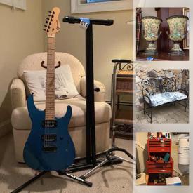 MaxSold Auction: This online auction features Outer Wear, Small Kitchen Appliances, Art Glass, Mantle Clocks, Asian Enamel & Metal Urns, Sports Equipment, Craftsman Tool Chest & Tools, Office Supplies, Men's & Women's Clothing, Electric Guitar and much more!