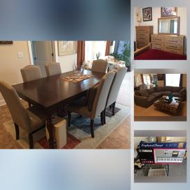 MaxSold Auction: This online auction features furniture such as a sectional, swivel chairs, end tables, side tables, dressers, electric piano and stand, small granite 3 drawer dresser and much more!