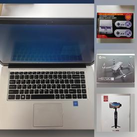 MaxSold Auction: This online auction features New in Open Box items such as Robot Vacuum Laptop, Smartphone, Massagers, Bug Zapper, Security Cameras, Gaming Gear, Video Doorbell, Drone, Solar Power Banks, Smart Watches and much more!