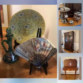 MaxSold Auction: This online auction features Henredon Dining Room Furniture, Weighted Silver, Lenox Serving Ware, Antique Card Table, Lladro Figurines, Decorative Plate and much more!