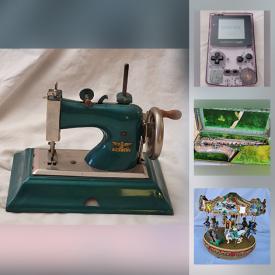 MaxSold Auction: This online auction features Gold & Sterling jewelry, Pokemon Gameboy Color, Vintage books, Toys Trucks, Saxophone, Sports trading cards, Diecast collectible vehicles, Costume jewelry. Autographed memorabilia, Lenox, Stamps, Vintage Advertising merch, Harley Davidson items, Artisan Pottery and Ceramics and much more!