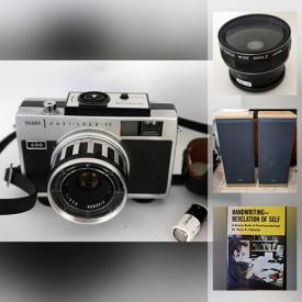 MaxSold Auction: This online auction features Reading & Activity Children's Books, Antique Steamer Trunk, Cameras, Vintage Books, Guitar, Tile Cutter, Paper Money, Watches, 'N' Guage Train Cars, Sewing Patterns, Antique Bottles, Soapstone Carving, LPs and much more!