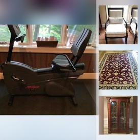 MaxSold Auction: This online auction features Area Rugs, Outdoor Rockers, Executive Desk, Wine Cooler, Exercise Bike, Small Appliances, Wicker Furniture, Outdoor Furniture and much more!