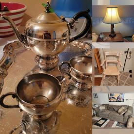 MaxSold Auction: This online auction features Small Kitchen Appliances, Springform Cake Pans, Vintage Snow Toboggan. Board Games, Asian Screen, Standing Mirror, Mink Coats, Totalgym, Dish Sets, Teapots, Pet Supplies, Video Game System and much more!