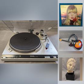 MaxSold Auction: This online auction features vinyl records, vintage electronics, stereos, musical instruments, Indigenous art, vintage band t-shirts, MCM collectibles, art glass and much more!