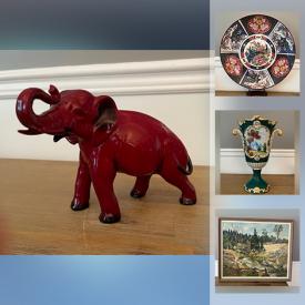 MaxSold Auction: This online auction features Royal Doulton figurines, Alco Baca vase, Signed Original Artwork, Delft, Staffordshire, Antique Artisan Pottery and Ceramics, Porcelain animals, Fitz & Floyd, Freemasonry books, Antique paintings, Limoges, Jewelry and much more!