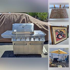 MaxSold Auction: This online auction features BBQ Grill, NIB Sun Umbrella, Garden Art, Fire Pit, Patio Heater, Metal Art, MMA Training Gear, Vintage Posters, Area Rugs, Wood Cigar Boxes, Toys, Workout Equipment and much more!