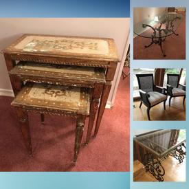 MaxSold Auction: This online auction features Signed Original Art & numbered Prints, Solid wood Furniture, Rugs, Lamps, Artisan Pottery and Ceramics, Waterford Crystal, Armoire, Sofas, Recliners, Loveseats, TVs, Beds, Clocks, Home electronics, Shelving units and much more!