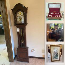 MaxSold Auction: This online auction features Antique Wardrobes, Grandmother Clock, Antique Clocks, German Bundt Pans, Antique Crocks, Original Art, Antique Kitchen Items, Copper Ware, Iris Smallwood Sketches, First edition Cookbooks, Articulating Coffee/Dining Table, Vintage Books, Small Kitchen Appliances, Pet Supplies, Tools and much more!