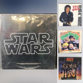 MaxSold Auction: This online auction features vinyls and albums such as a Prince Vinyl, The Rolling Stones - Sucking In The Seven, Beach Boys - Spirit Of America, Led Zeppelin - In Through The Out Door, Bob Dylan’s Greatest Hits, Aerosmith - Toys In The Attic, Tres Hombres - ZZ TOP, Wheels Of Fire - Cream, The New Age - Canned Heat, Star Wars Soundtrack, Johnny Cash - Hits, Elvis and much more!