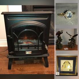 MaxSold Auction: This online auction features Gold Jewelry, Watches, Light Up Christmas Village Houses, Brass Figurine, Thomas Kinkade Lighthouses, Crystal Animals, Suede Leather Coat, Electric Heater Fireplace, Antique Demitasse Set, Antique Tea Trolley and much more!