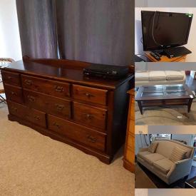 MaxSold Auction: This online auction features fine china, furniture such as wooden buffet, coffee table, dining table and chairs, 32” Samsung TV, LG DVD player, power tools, wall art, lamps, Christmas decor, dishware, glassware, small kitchen appliances, cookware, ice maker and much more!