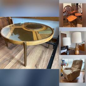 MaxSold Auction: This online auction features Table Lamps, Cedar Hope Chest, HP Scanner, MCM Dresser, Small Kitchen Appliances, Rocker Recliner and much more!