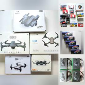 MaxSold Auction: This online auction features New in Open Box Items such as Robot Vacuums, Massagers, Gaming Gear, Smart Finder, Drones, Video Doorbells, Mini Cameras, Solar Lights, Smart Watches, Security Cameras, Pet Grooming and much more!