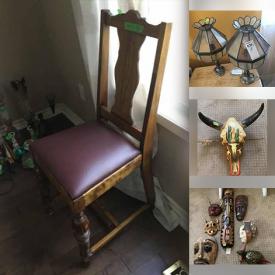 MaxSold Auction: This online auction features Antique & Vintage Solid Wood Furniture, China, Artisan Pottery and Ceramics, Serving & Tableware, Signed artwork, Outdoor Patio furniture, Sporting goods & gear, Model ship, TV, Vinyl LPs, Onyx Bookends, Collectible figurines and much more!