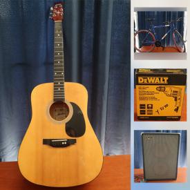 MaxSold Auction: This online auction features NIB Power Tool, NIB Scribblenauts Figures, Action Camera, Bike, Guitar, Comics, Video Game System, Vintage Disney Store Lithograms, Sports Trading Cards, Costume Jewelry, Bikes and much more!