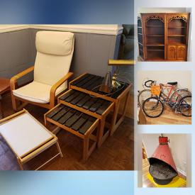 MaxSold Auction: This online auction features Workshop Contents, Ikea chair, Patio Swing, Toys, Games, Fishing Gear, Tools, Patio Furniture and much more!