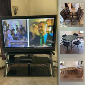 MaxSold Auction: This online auction contains recliners, dressers, car jack system, mini-refrigerators, dining table and chairs, hutch cabinet and ski equipment.