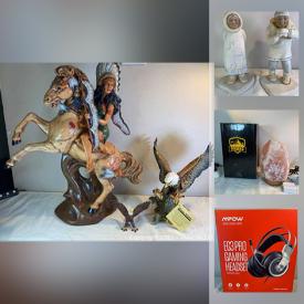 MaxSold Auction: This online auction features NIB Salt Lamps, Wooden Canes, Board Games, Hard Cover Books, Art Glass, Calgary Flames Memorabilia, Collectible Light Houses, Fishing Gear, Toys, Children's Books, Vintage Pyrex, CDs, DVDs, Teak Wall Unit and much more!