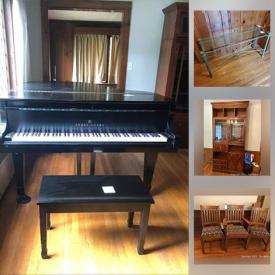 MaxSold Auction: This online auction features a Piano, Ethan Allen furniture, Stereo Equipment & Components, Electronics & Tech gadgets, Small Kitchen Appliances, Food prep, & gadgets, Yankee Candles, Cookware, Dinnerware, Fireplace tools & decor, Sporting goods & gear, Hardware, Floor tiles and much more!