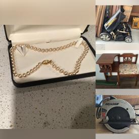 MaxSold Auction: This online auction features Stained Glass, Men's Sweaters, Bedding, Power Tools, Lawnmower, Air Compressor, Hunting Cameras, Hedge Trimmers, Welding Unit, Jewelry and much more!