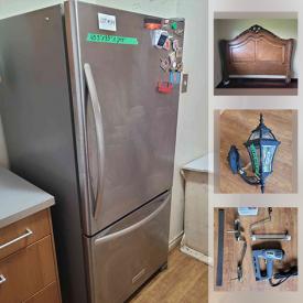 MaxSold Auction: This online auction features Small Kitchen Appliances, Power Tools, Pet Supplies, Art Supplies, Backsplash Tiles, Iron & Glass Tables, Stainless Steel Fridge & Stove, Ikea Wardrobes, Lawnmower, Patio Furniture, Bikes, Iron Bed Frame and much more!