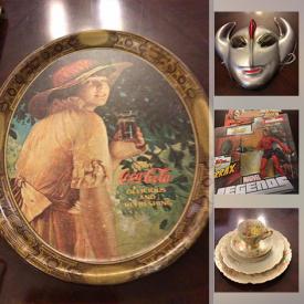 MaxSold Auction: This online auction features Beer Signs, LPs, Board Games, Puzzles, Novelty Cake Pans, NIP Hot Wheels, Comics, Collector Plates, Wedgwood Jasperware, Sports Cards, Delft Pitcher, Vintage Toys, Funko Pop Collectibles, Novelty Drinking Glasses, Coffee Table Books, Toby Mugs and much more!