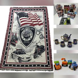 MaxSold Auction: This online auction features furniture, trading cards, collectibles, caps, jackets, prints, blankets, shirts, neckties, Mikasa candlesticks, buttons, miniature Cloisonné, Hot wheels and much more.